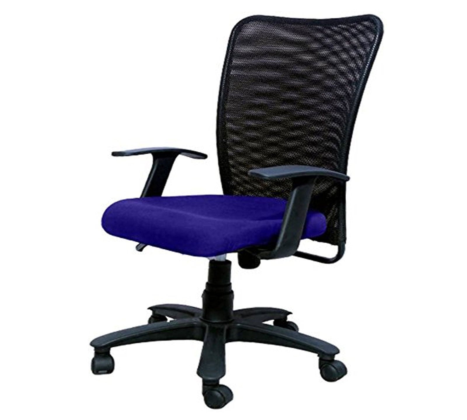 Comfortable Executive Office Chair with Height Adjustable Nylon Base -