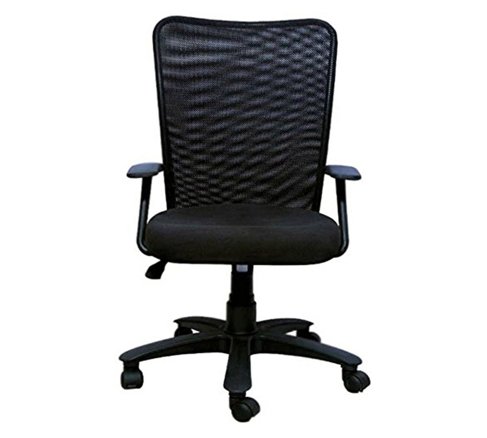 Comfortable Executive Office Chair with Height Adjustable Nylon Base -