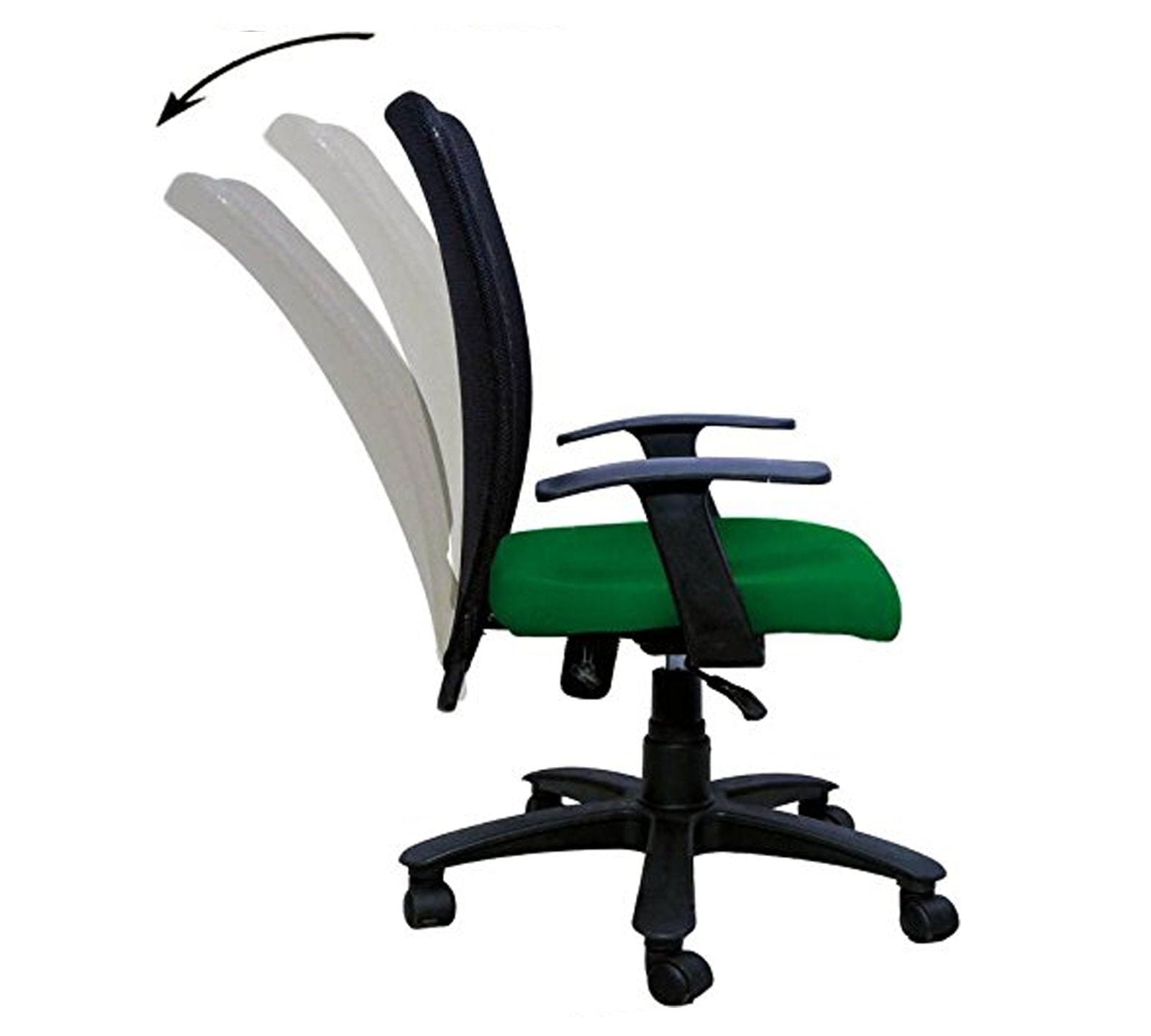 Comfortable Executive Office Chair with Height Adjustable Nylon Base -