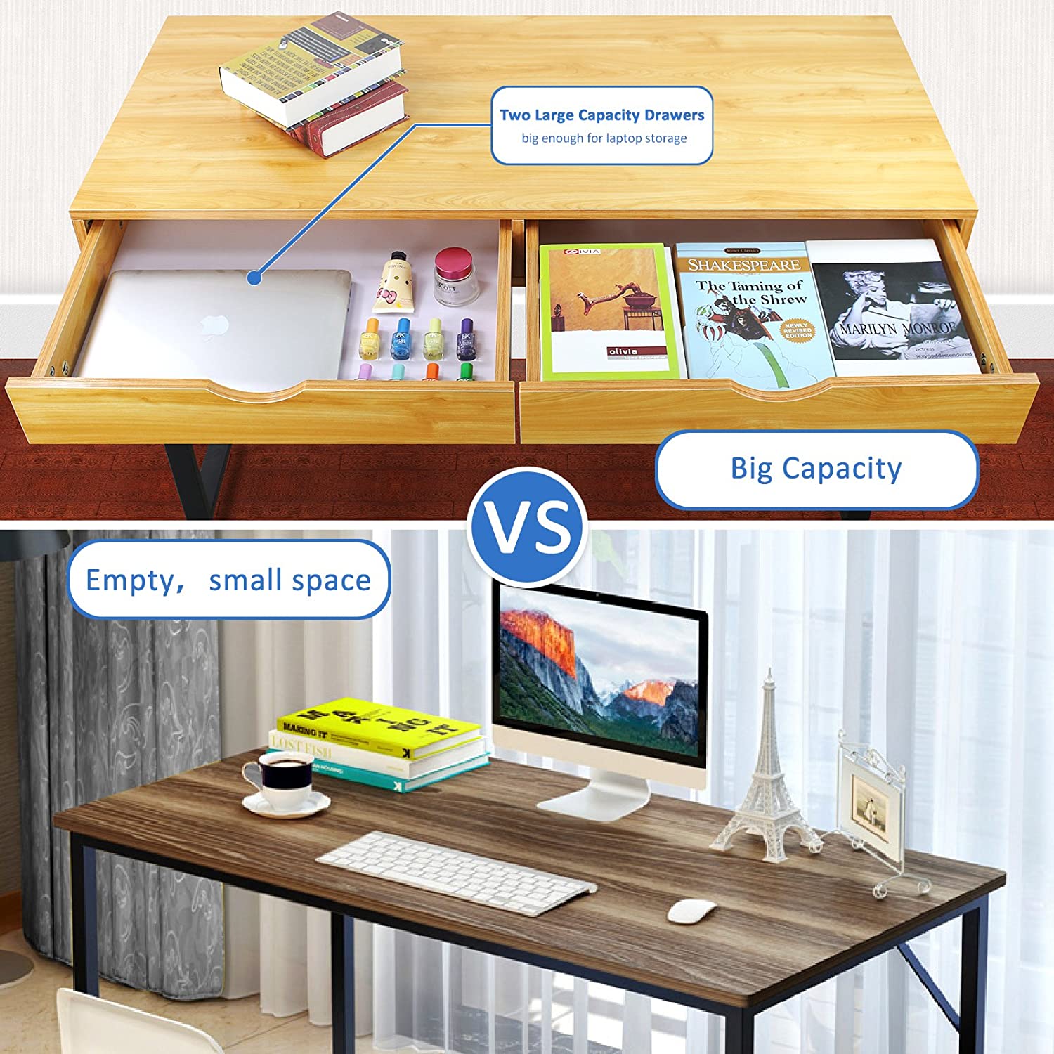 computer table office table study desk wooden table