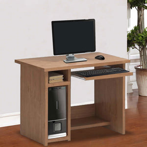 Computer Study Table with Keyboard Tray & CPU Space