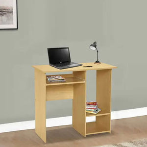 Computer Study Table with Keyboard Tray & CPU Space