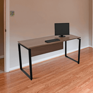Computer Study Table Desk with Metal Frame Base with Black powder Coating