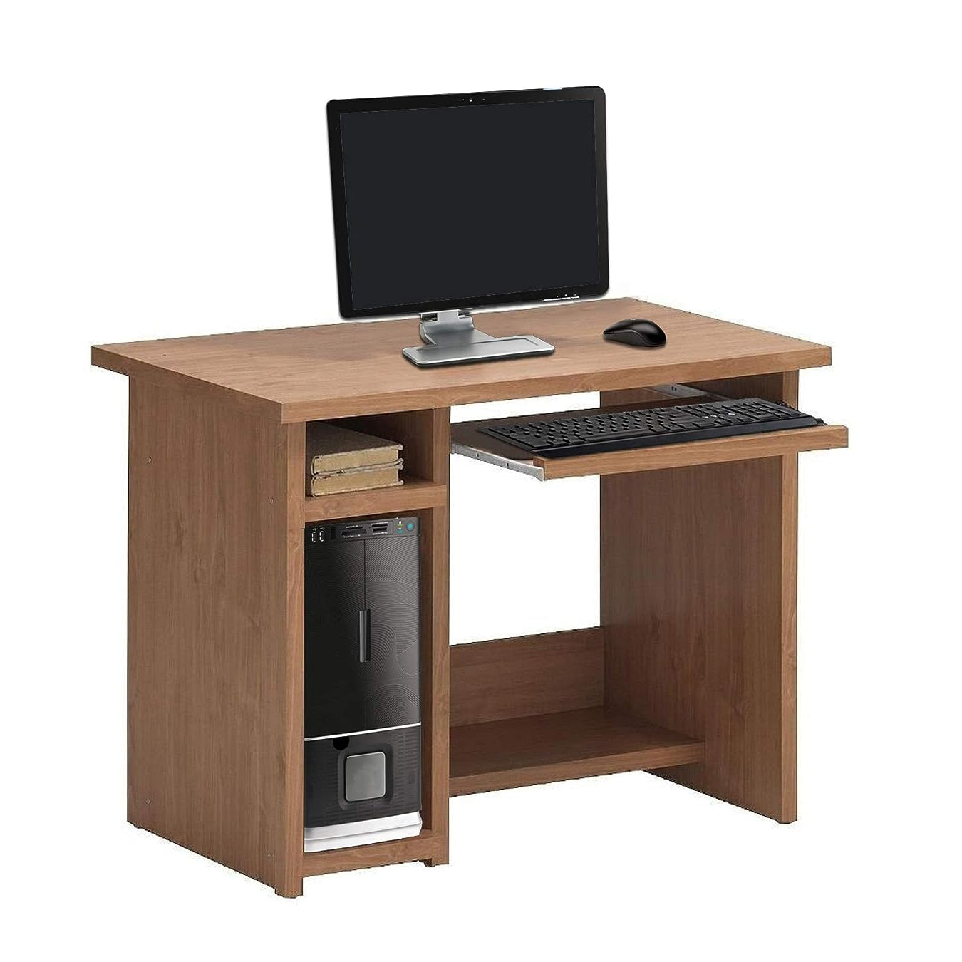 Efficient Workspace Solutions: Computer Table with Keyboard Tray Collection