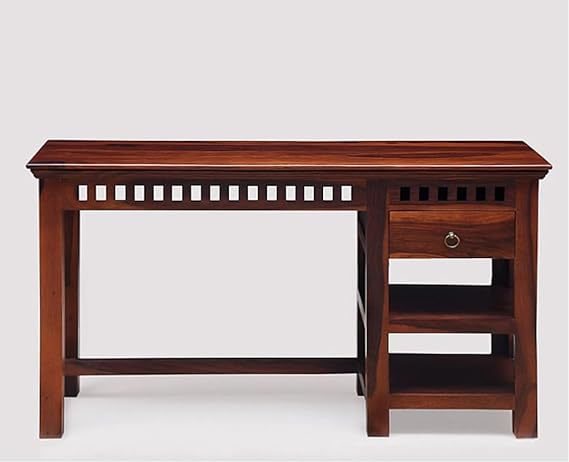 Home & Office Computer Table Made a Solid Wood with Keyboard Tray and ...
