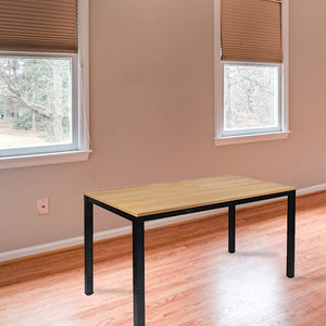 Computer Table with Metal Frame Base