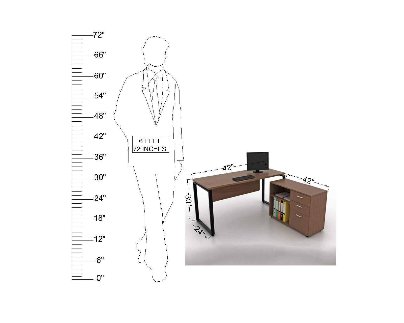 computer table office table study desk wooden table