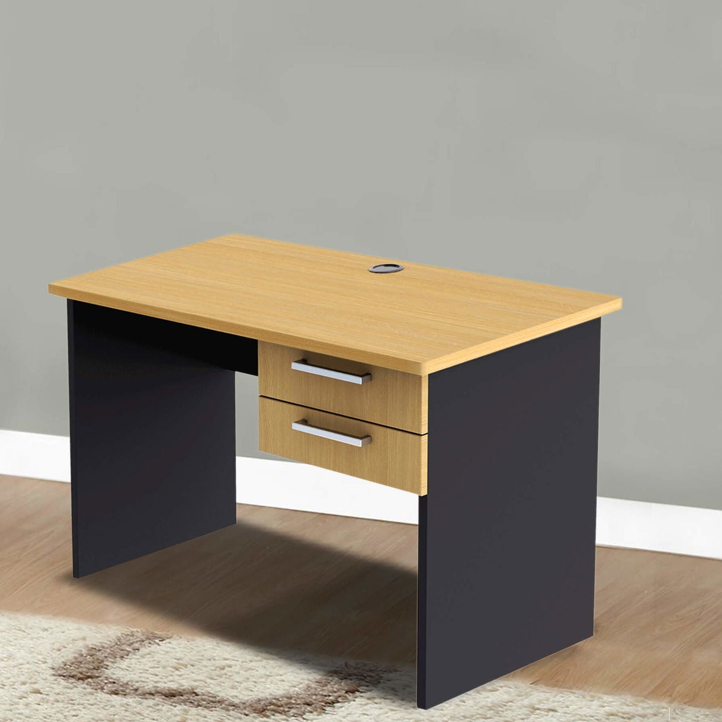 Stylish study desk with practical work surface
