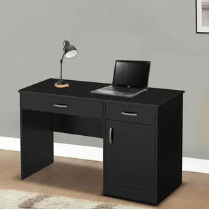 Computer Table with Side Storage & Drawers