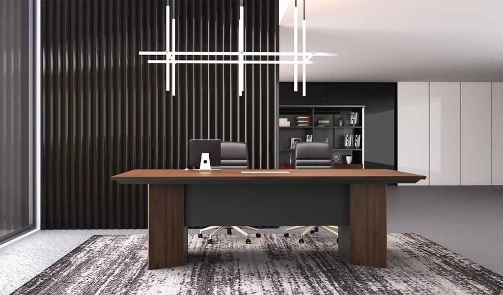 Conference & Meeting Room Table Finish In Dual Color Table Made In MDF ...