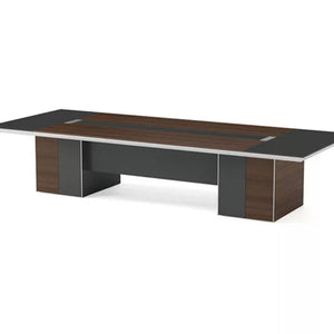 Conference & Meeting Room Table Finish in Brown & Grey