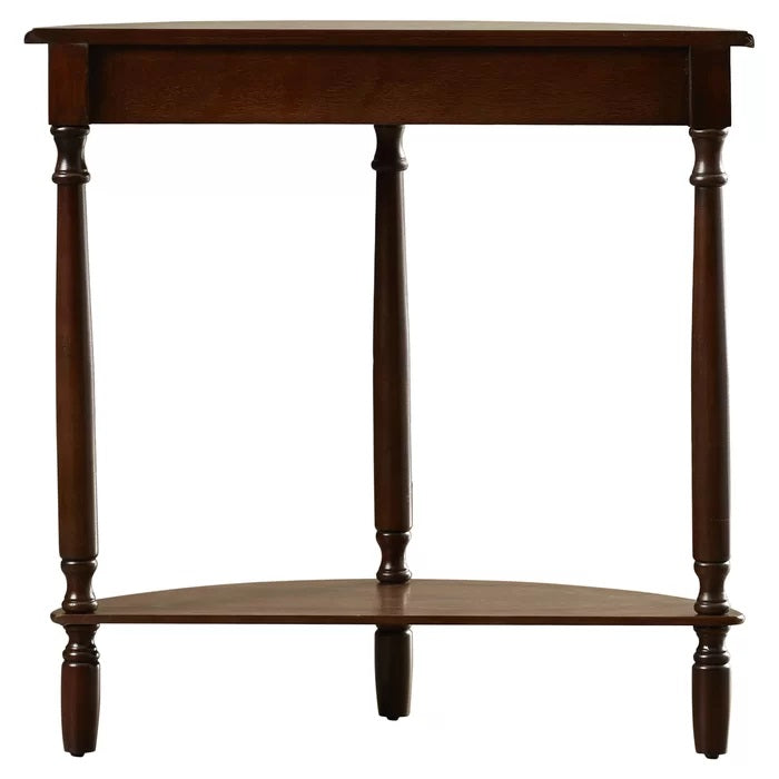 Console Table in Wooden Top with Wooden Base -