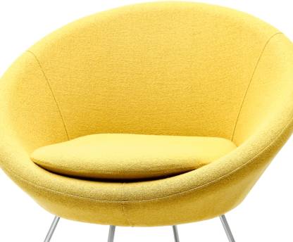 Cushioned Lounge Chair with Cross Wire Frame Base -
