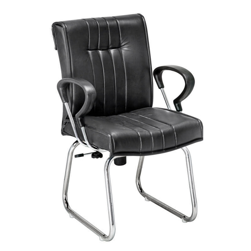 Executive Chair in Medium Back with Chrome Base