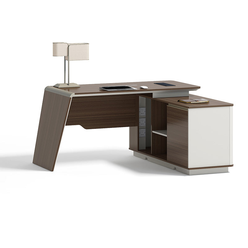 Executive Table with Drawer Pedestal