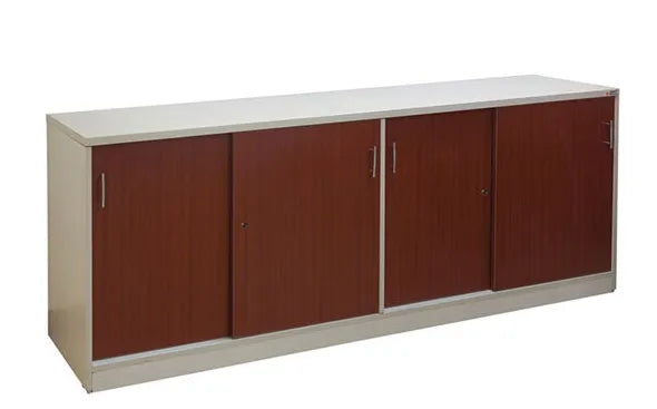 Wooden Storage Cabinet with Silding Door