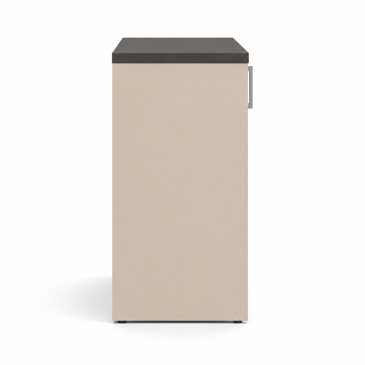 Wooden 4-Door Storage Cabinet with Adjustable Shelves, Pre-Laminated Particle Board, BIFMA Certified