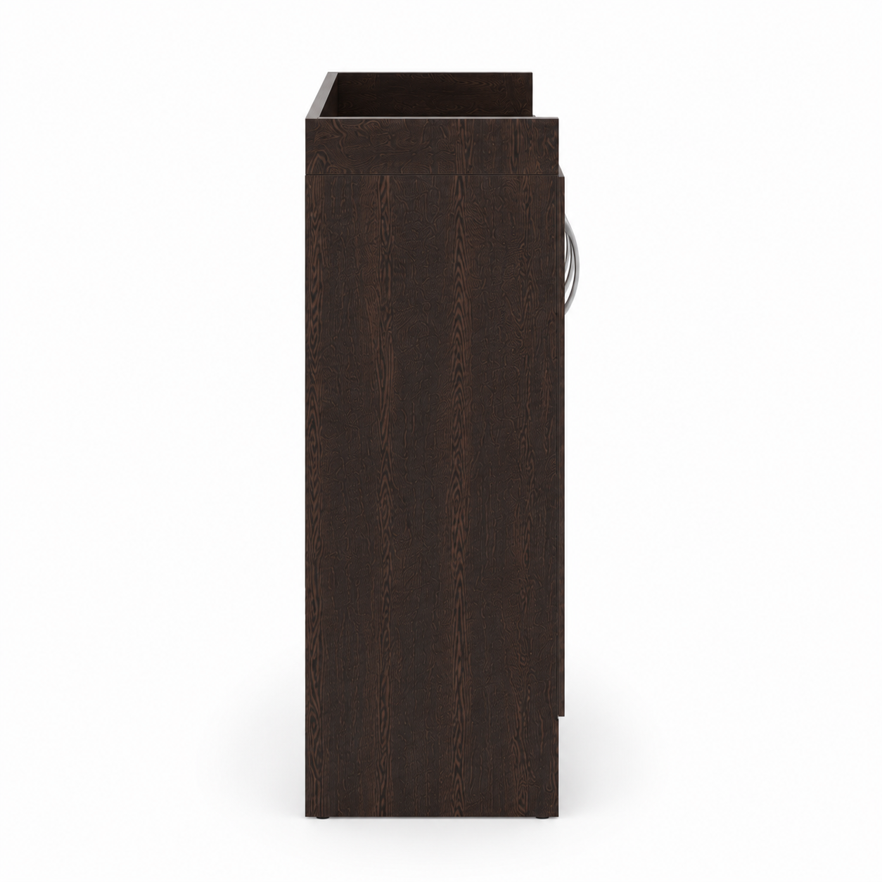 Wooden Storage Cabinet in Prelaminated Particle Board with 2 Openable Door