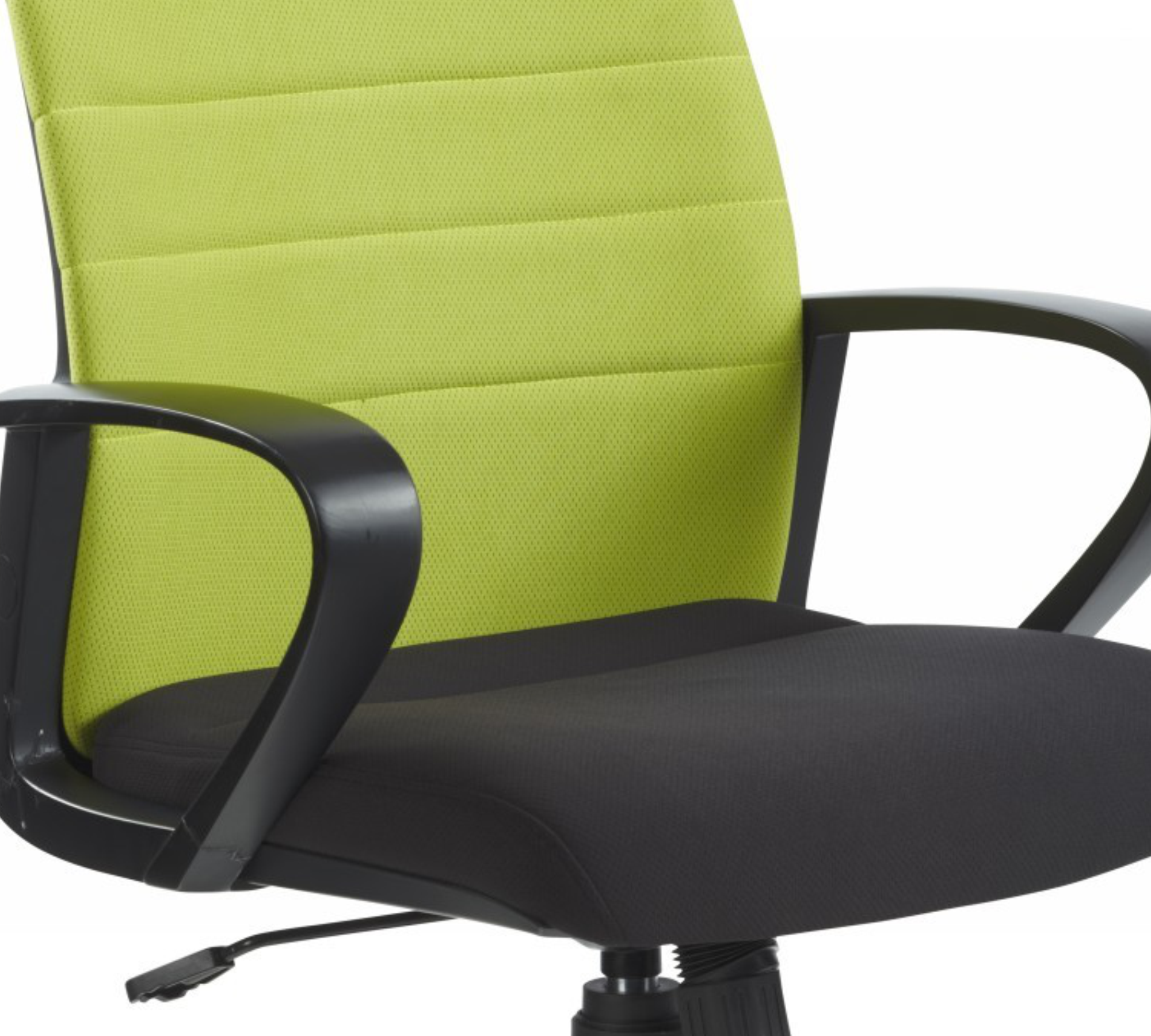 Executive Fabric Office Chair with Ergonomic Design, Cushioned Seat, Fixed Armrests, Swivel Base & Height Adjustment for Office and Workstation Use