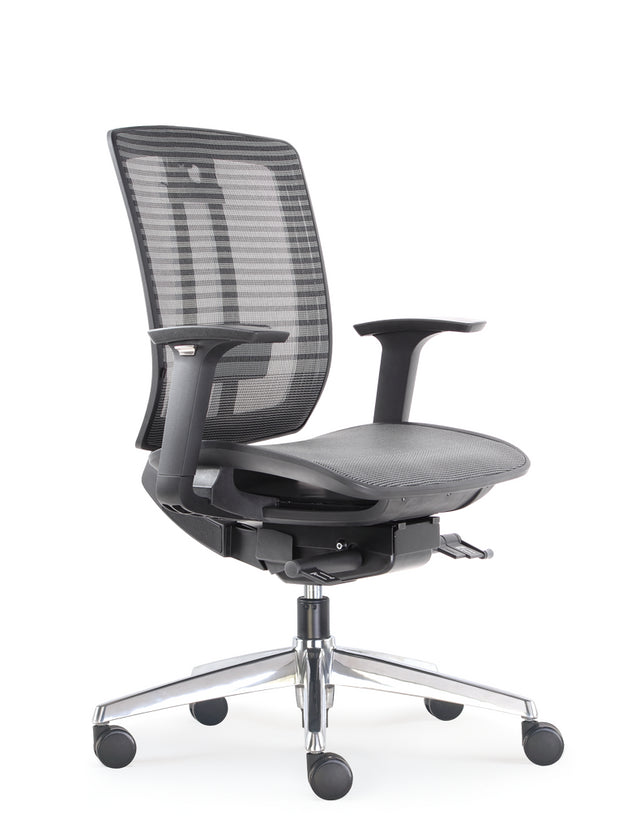 Mesh Office Chair with Adjustable Seat Height, Multi-Tilt Lock, Back Design – Perfect for Daily Desk or Workstation Comfort