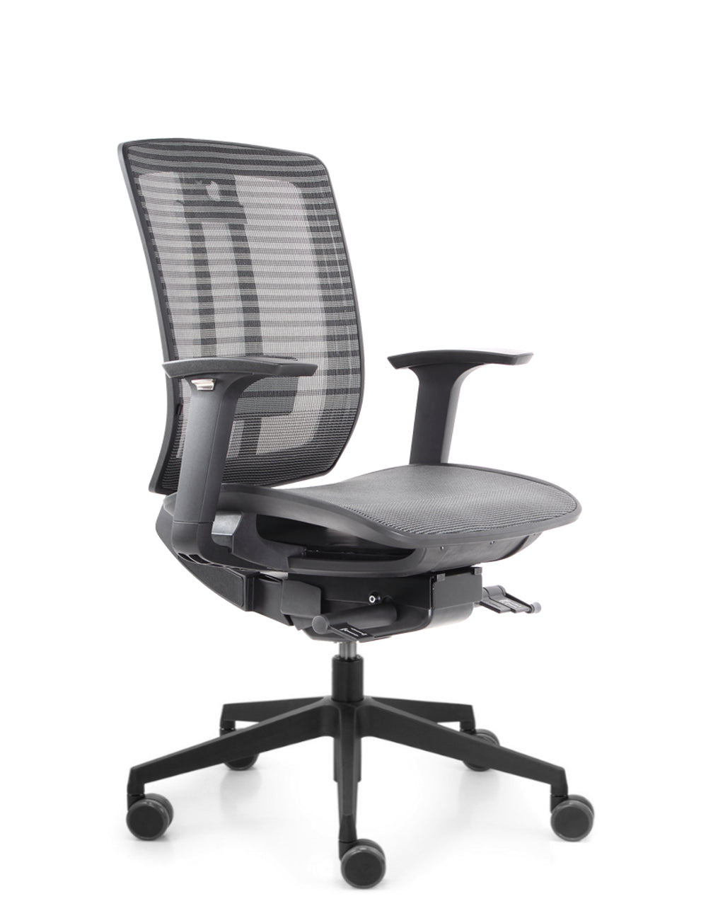 Ergonomic Mesh Chair with Reclining Tilt, Adjustable Headrest &amp; Armrests – Modern, Lightweight and Comfortable Seating for Office or Study