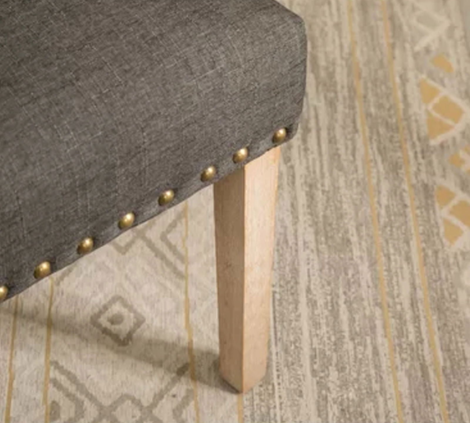 Dining Chair in Solid Wooden Frame -