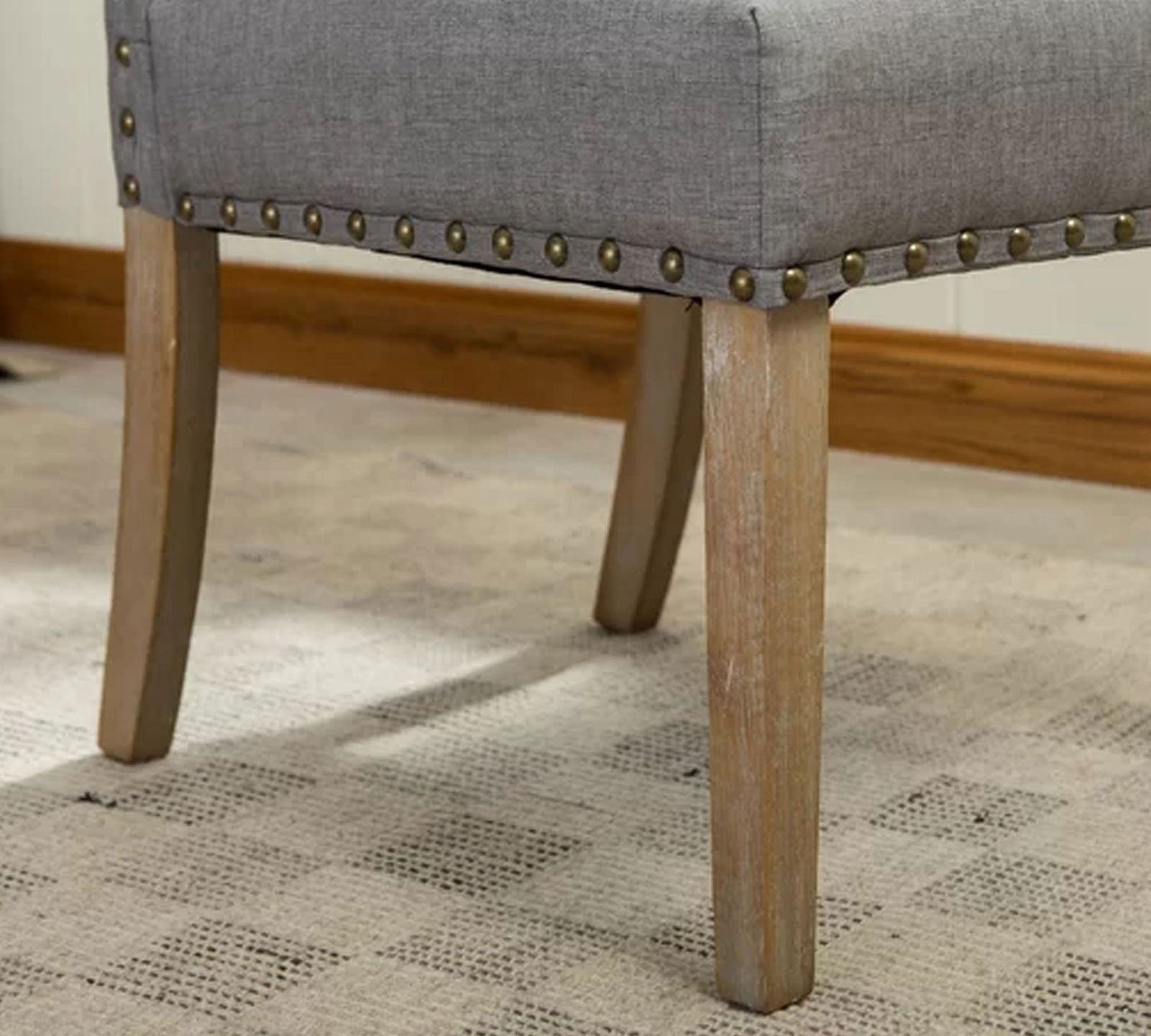 Dining Chair in Solid Wooden Frame -