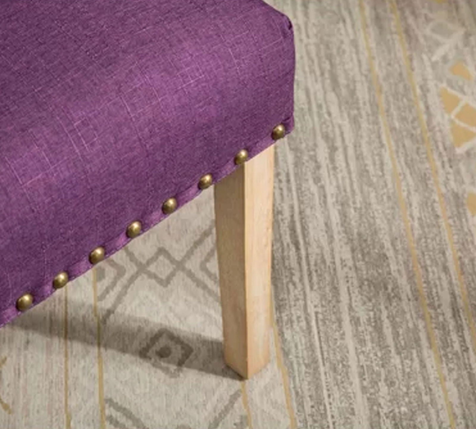 Dining Chair in Solid Wooden Frame -