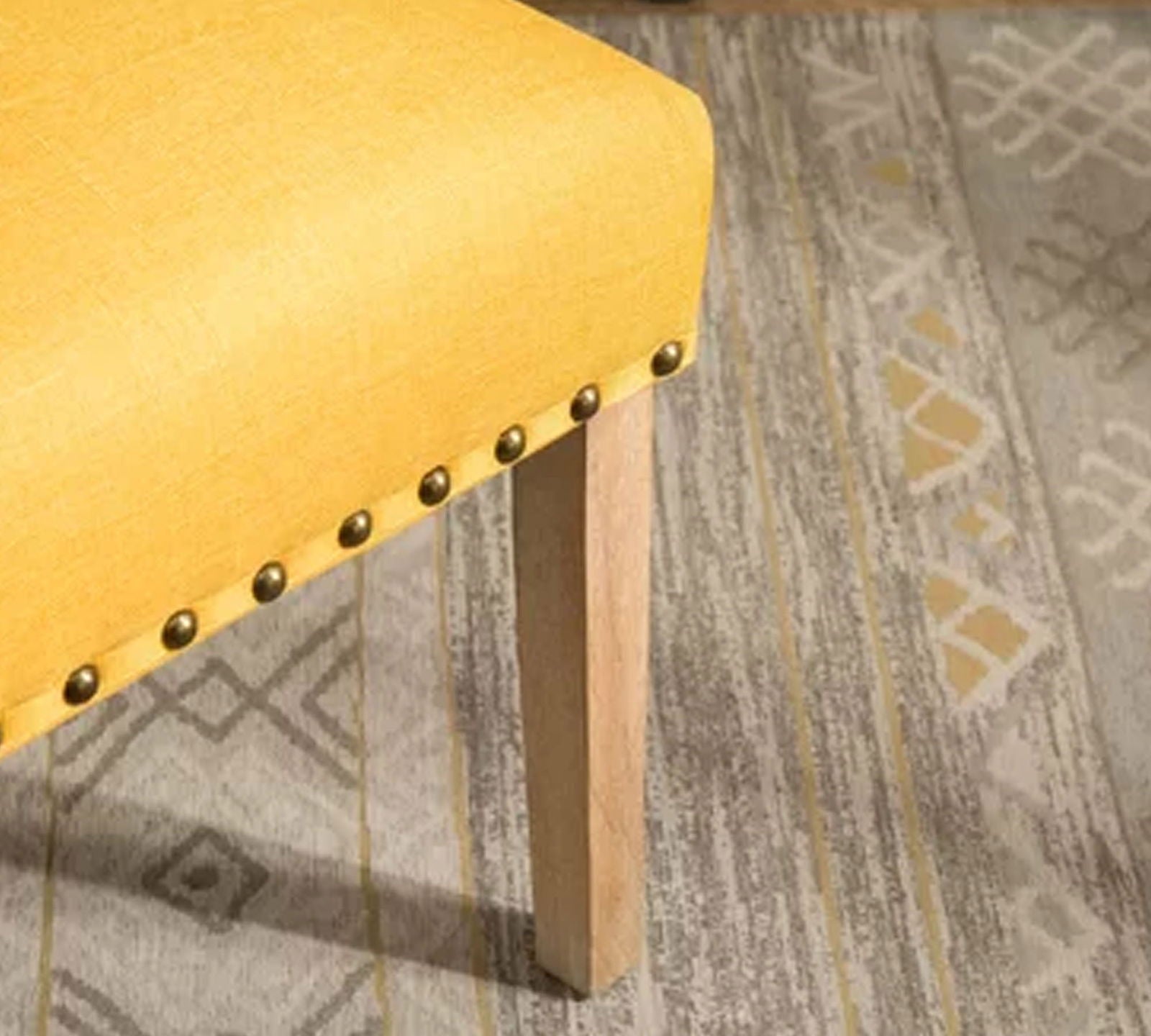 Dining Chair in Solid Wooden Frame -