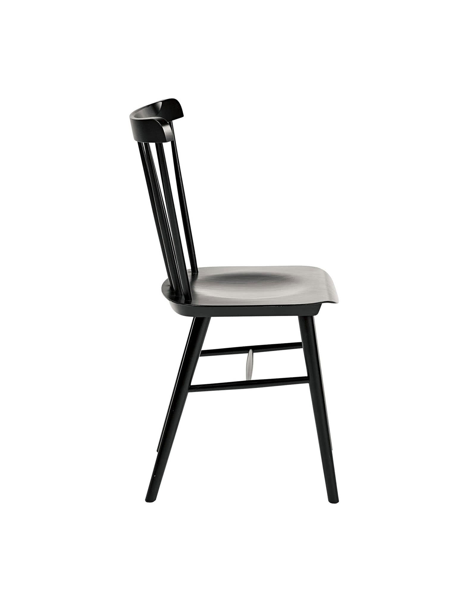 Dining Chair in Wooden Legs Base -