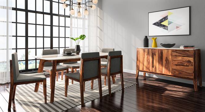 Dining Chair with Wooden Frame Base -