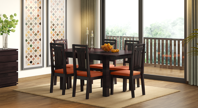 Dining Chair with Wooden Frame Base -