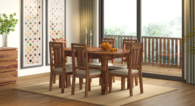 Dining Chair with Wooden Frame Base -