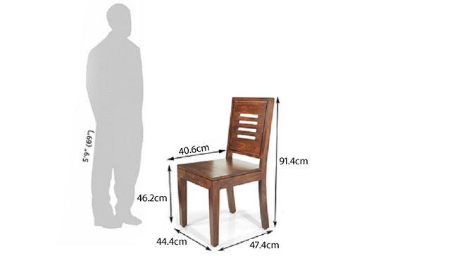 Dining Chair with Wooden Frame Base -