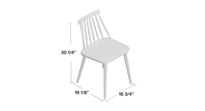 Dining Chair with Wooden Frame Base -