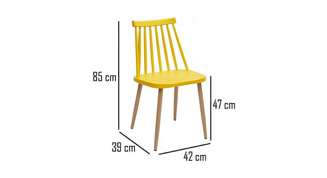 Dining Chair with Wooden Frame Base -