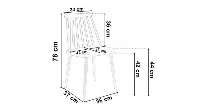 Dining Chair with Wooden Frame Base -