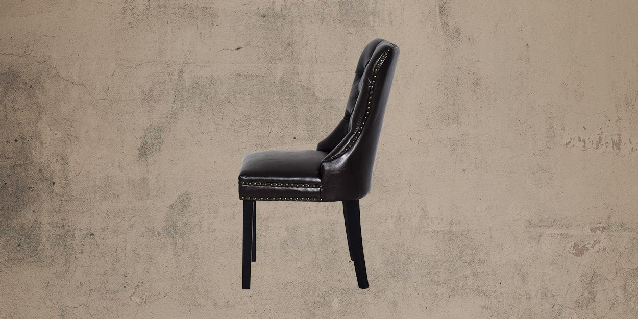 Dining Chair with Wooden Frame Base -