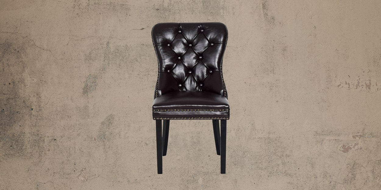 Dining Chair with Wooden Frame Base -