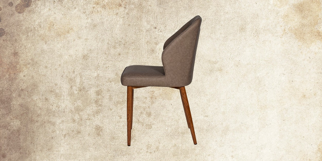 Dining Chair with Wooden Frame Base -