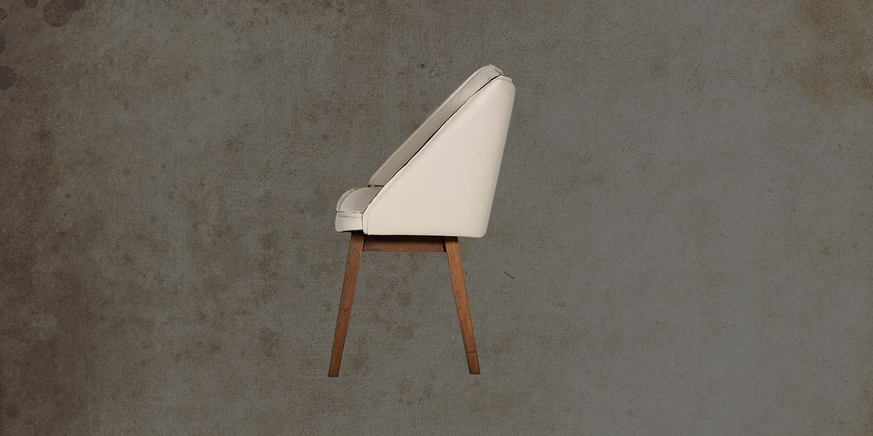 Dining Chair with Wooden Frame Base -