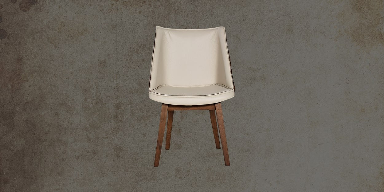 Dining Chair with Wooden Frame Base -