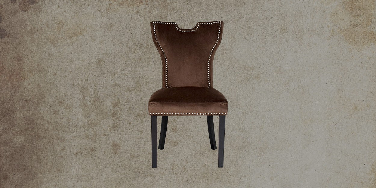 Dining Chair with Wooden Frame Base -