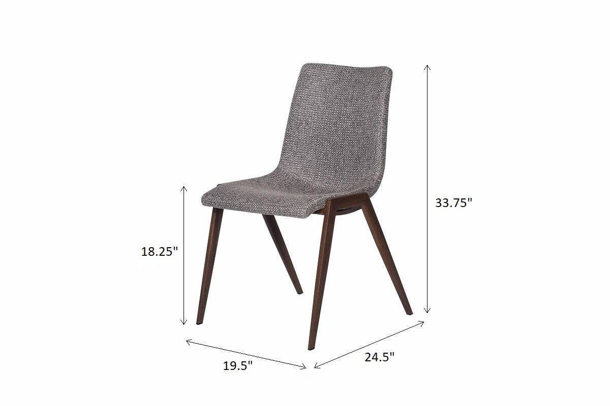 Dining Chair with Wooden Frame Base -