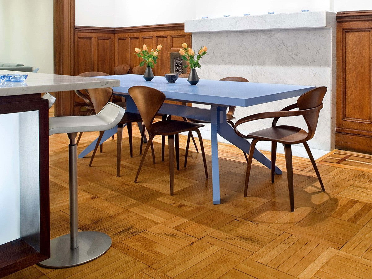 Dining Chair with Wooden Frame Base -
