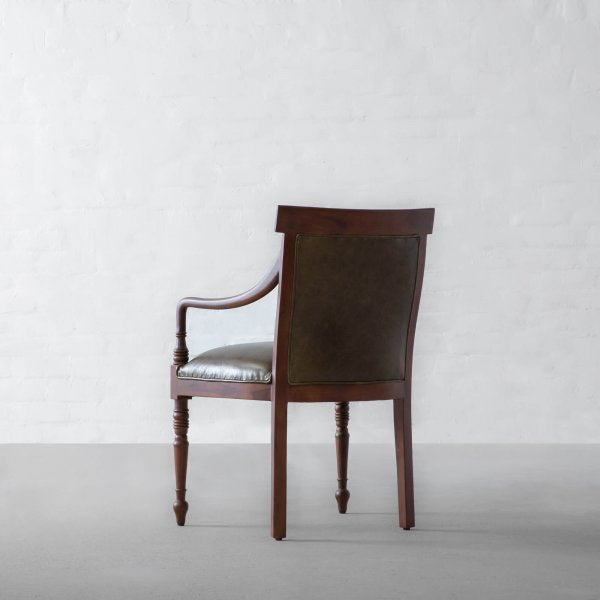 Dining Chair with Wooden Frame Base -