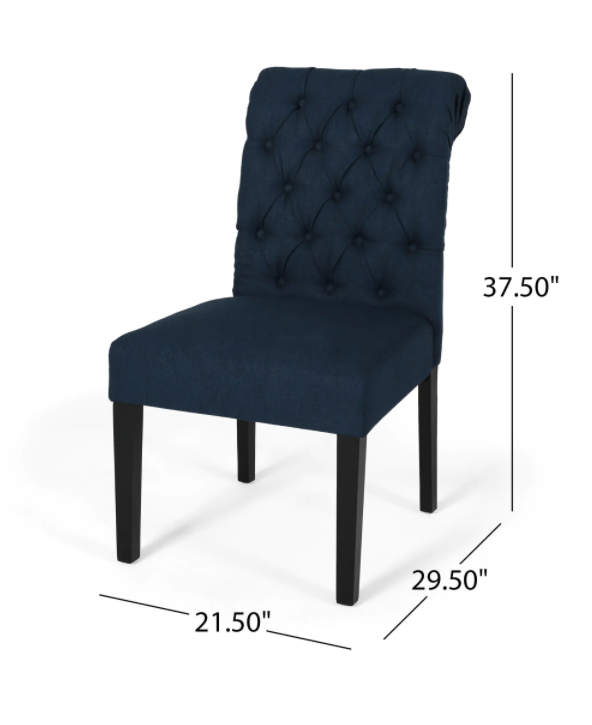 Dining Chair with Wooden Frame Base -