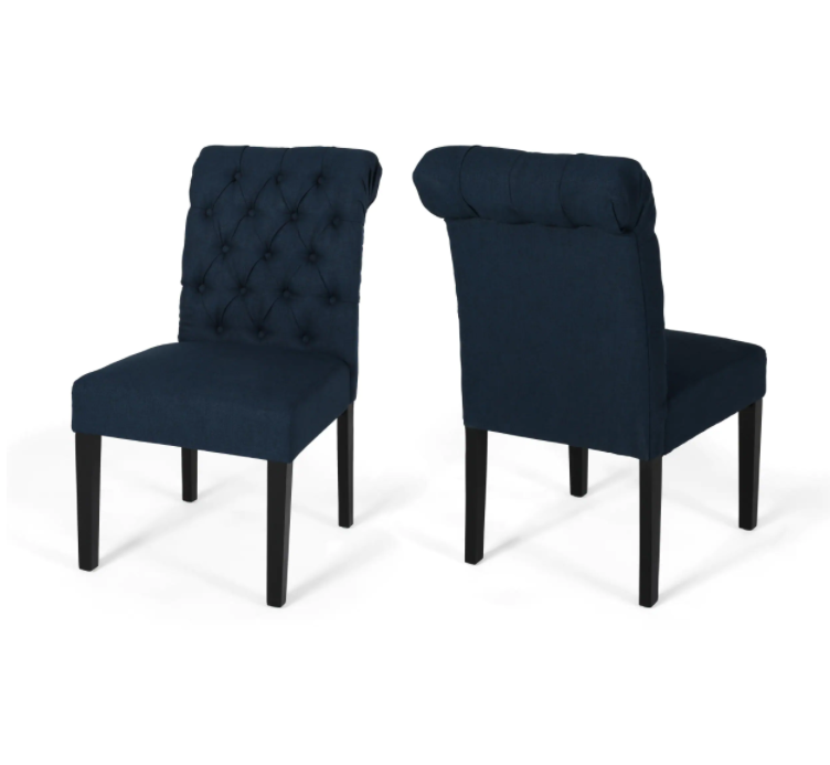 Dining Chair with Wooden Frame Base -