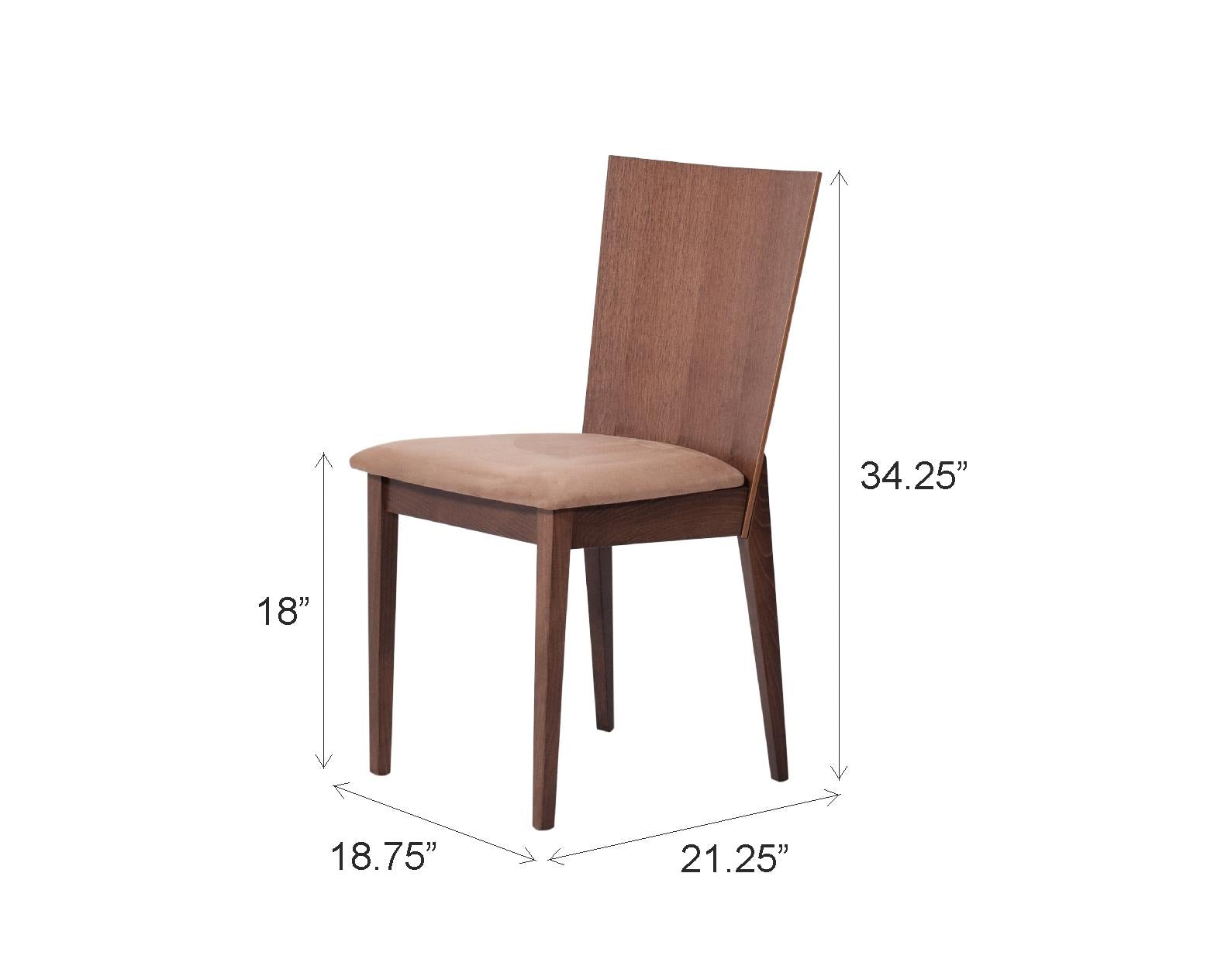 Dining Chair with Wooden Frame Base – Lakdi Furniture & Interiors