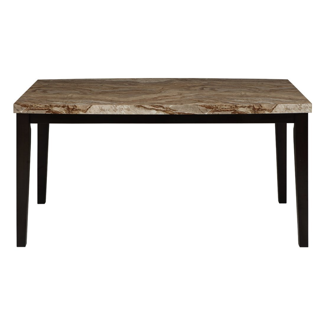 Dining Table Chairs Set of 6 With Wooden Frame Base -